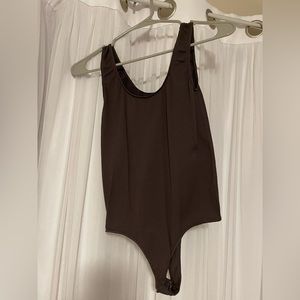 SKIMS sculpting scoop neck bodysuit